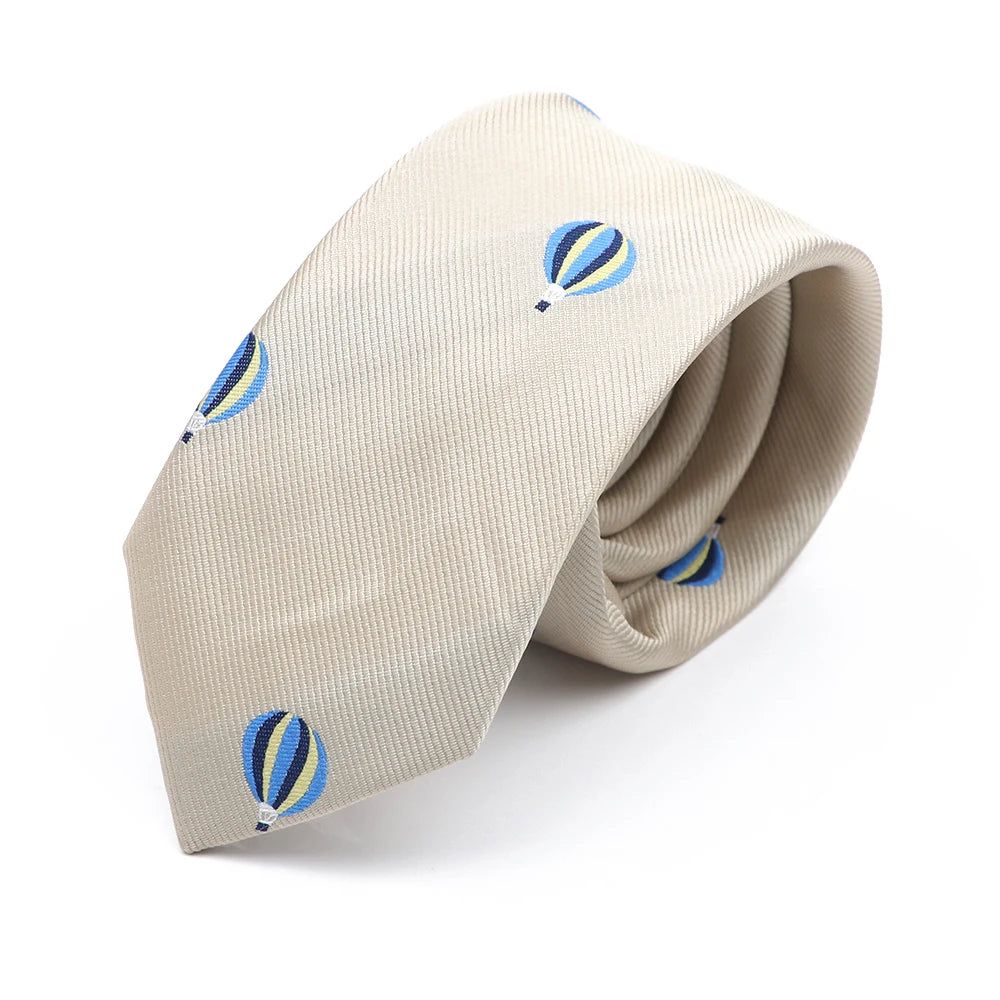 Men's Conversational Necktie | 6cm Slim Design