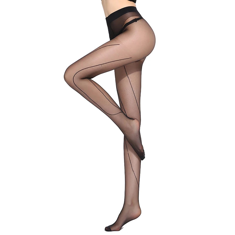 omen's Ultra-Sheer Patterned Tights